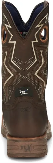 Tony Lama TW3403 Force Waterproof Composite Toe Men's Square Toe Pull on Boot