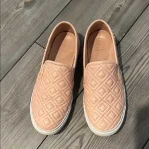 Tory Burch Pink Quilted Sneakers