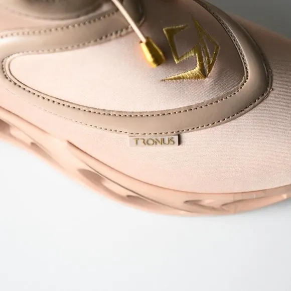 TRONUS Sand Colored High Top Sneakers - Unisex 10.5/12