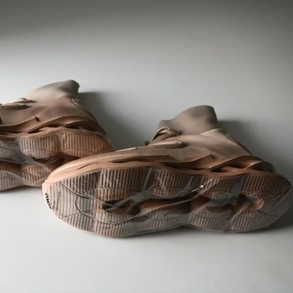 TRONUS Sand Colored High Top Sneakers - Unisex 10.5/12