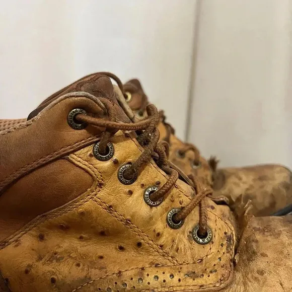Twisted X Steel Toe EZ Rider Boots Leather Work Chore Barn Equestrian Riding 7 M