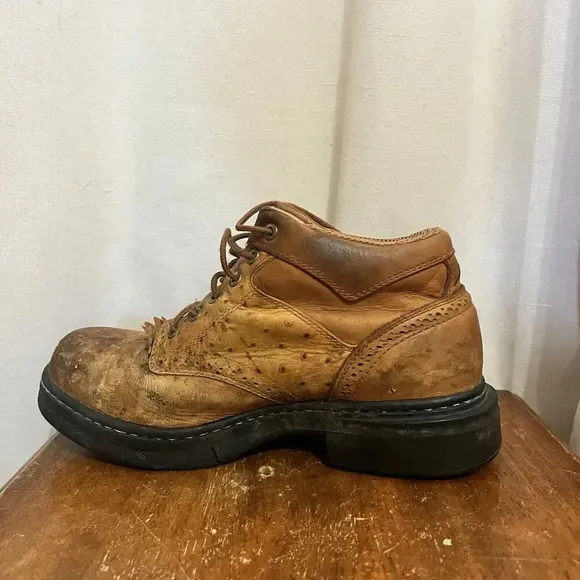 Twisted X Steel Toe EZ Rider Boots Leather Work Chore Barn Equestrian Riding 7 M