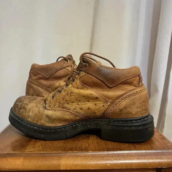 Twisted X Steel Toe EZ Rider Boots Leather Work Chore Barn Equestrian Riding 7 M