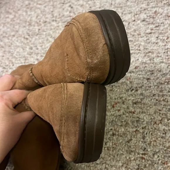 Ugg Chestnut Ultra Tall Women’s Braid Boots Size W 8