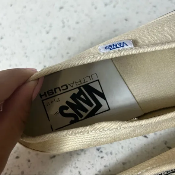 Vans Anaheim Factory Style Slip on Platform Lug Sole Cream Off White​