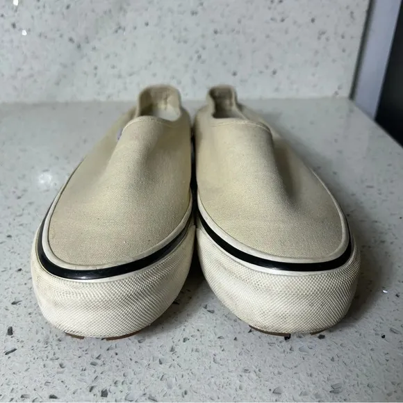 Vans Anaheim Factory Style Slip on Platform Lug Sole Cream Off White​