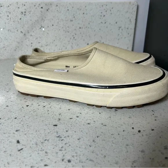 Vans Anaheim Factory Style Slip on Platform Lug Sole Cream Off White​