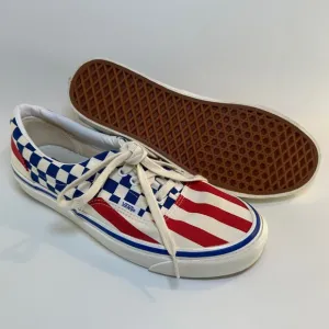 VANS Era 95 Dx American Flag USA Check &amp; Stripes Men’s 10.5 Women’s 12