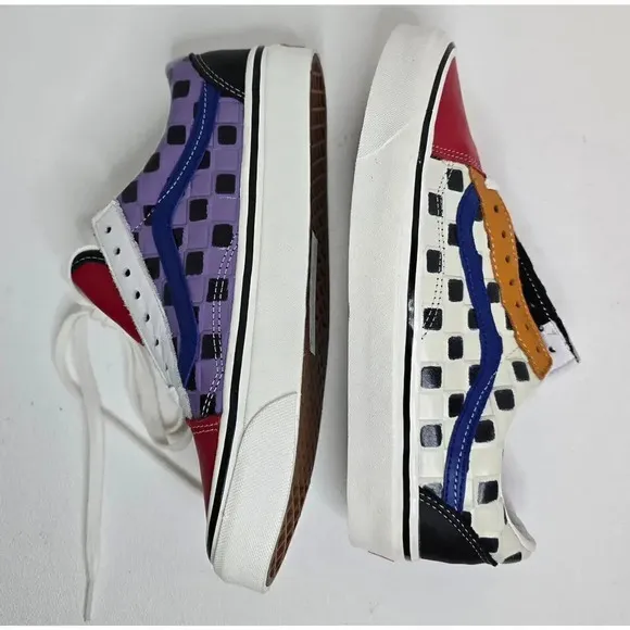 Vans Old Skool 36 DX Anaheim Factory Leather Checkerboard Shoes New Men’s 7.5