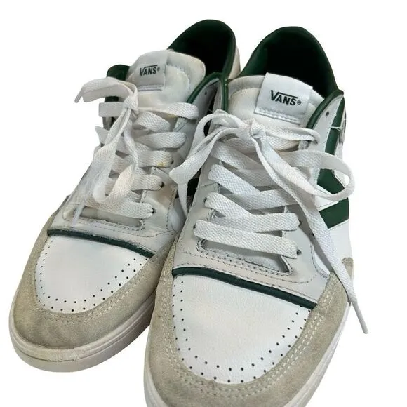Vans sneakers size 12.5 white and dk green Lowland Comfy Cush Men’s
