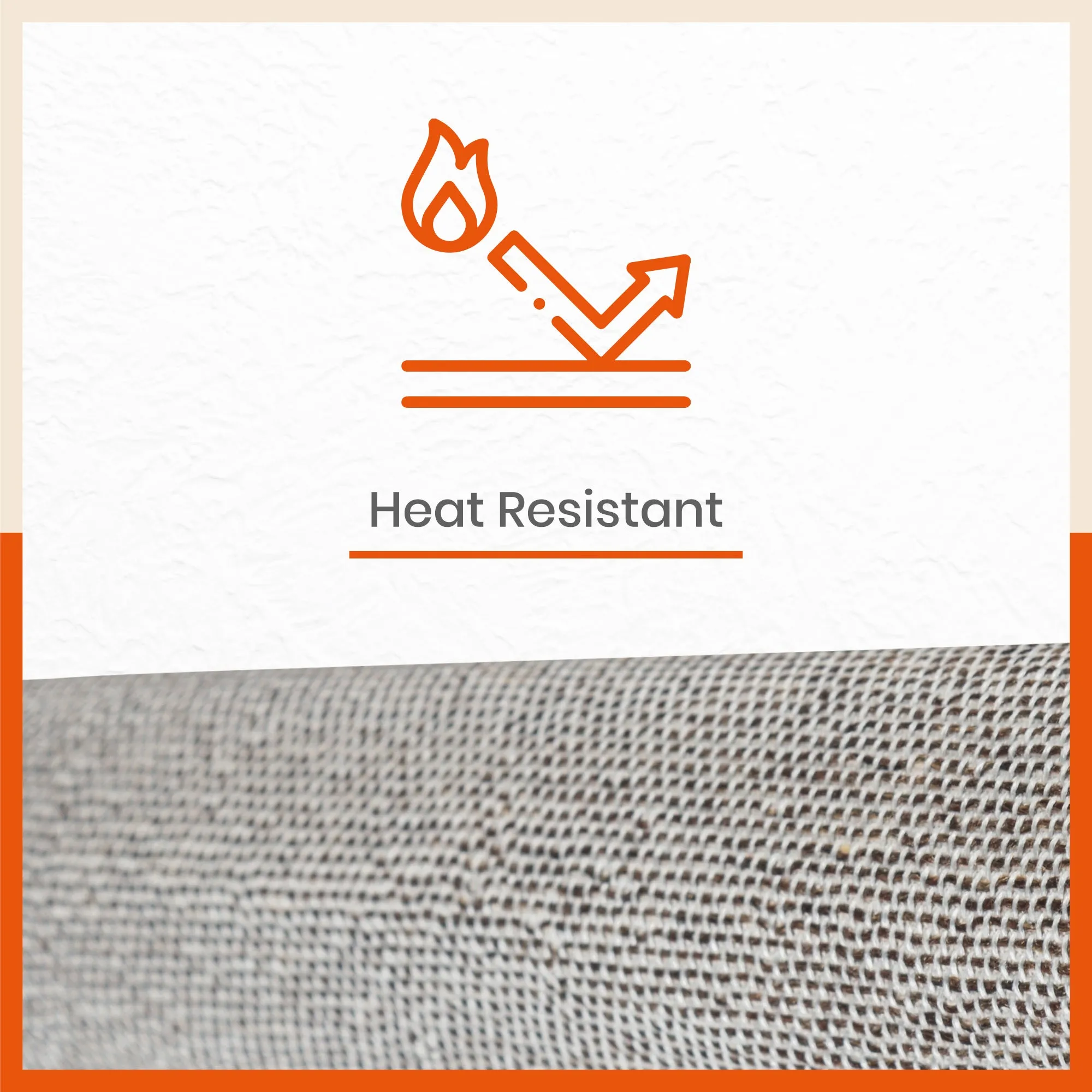 Vera Premium Jute Table Mats / Placemats for Home Dining Table | (Ash - Set of 6 - 45cm x 30cm)