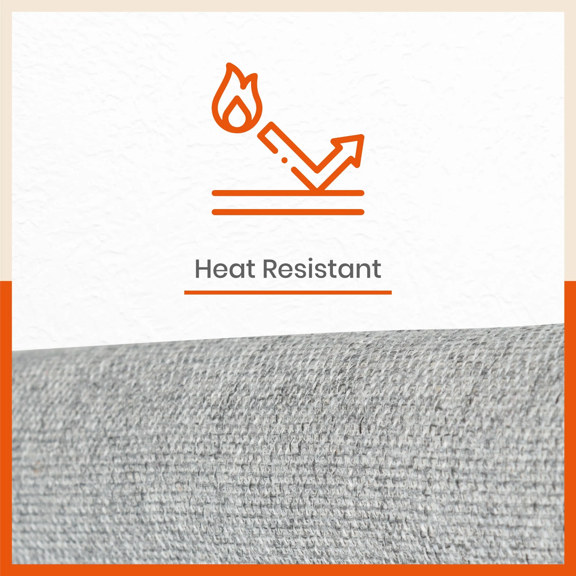 Vera Premium Jute Table Mats / Placemats for Home Dining Table | (Grey - Set of 6 - 45cm x 30cm)