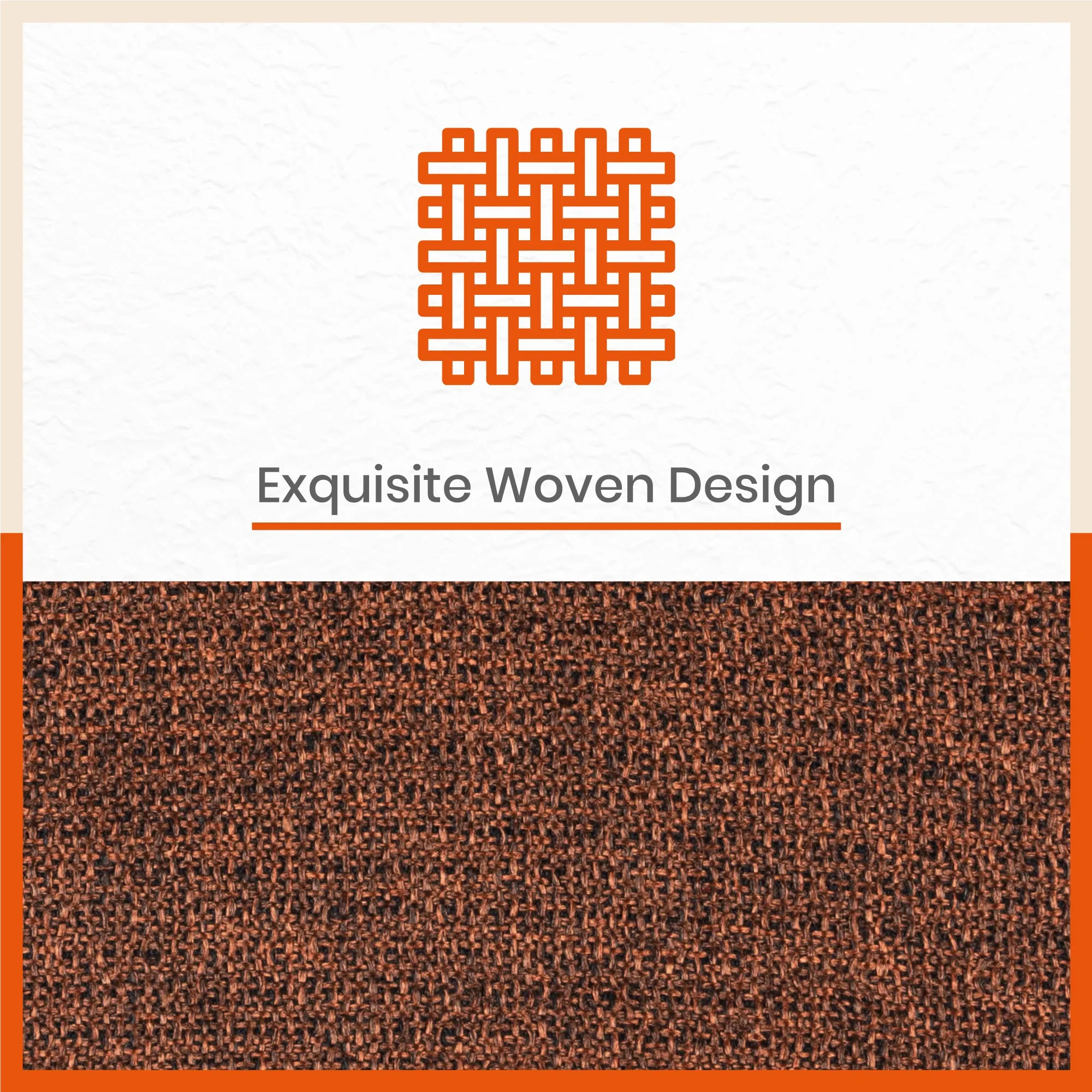 Vera Premium Jute Table Mats / Placemats for Home Dining Table | Reversible | (Bronze - Set of 6 - 45cm x 30cm)