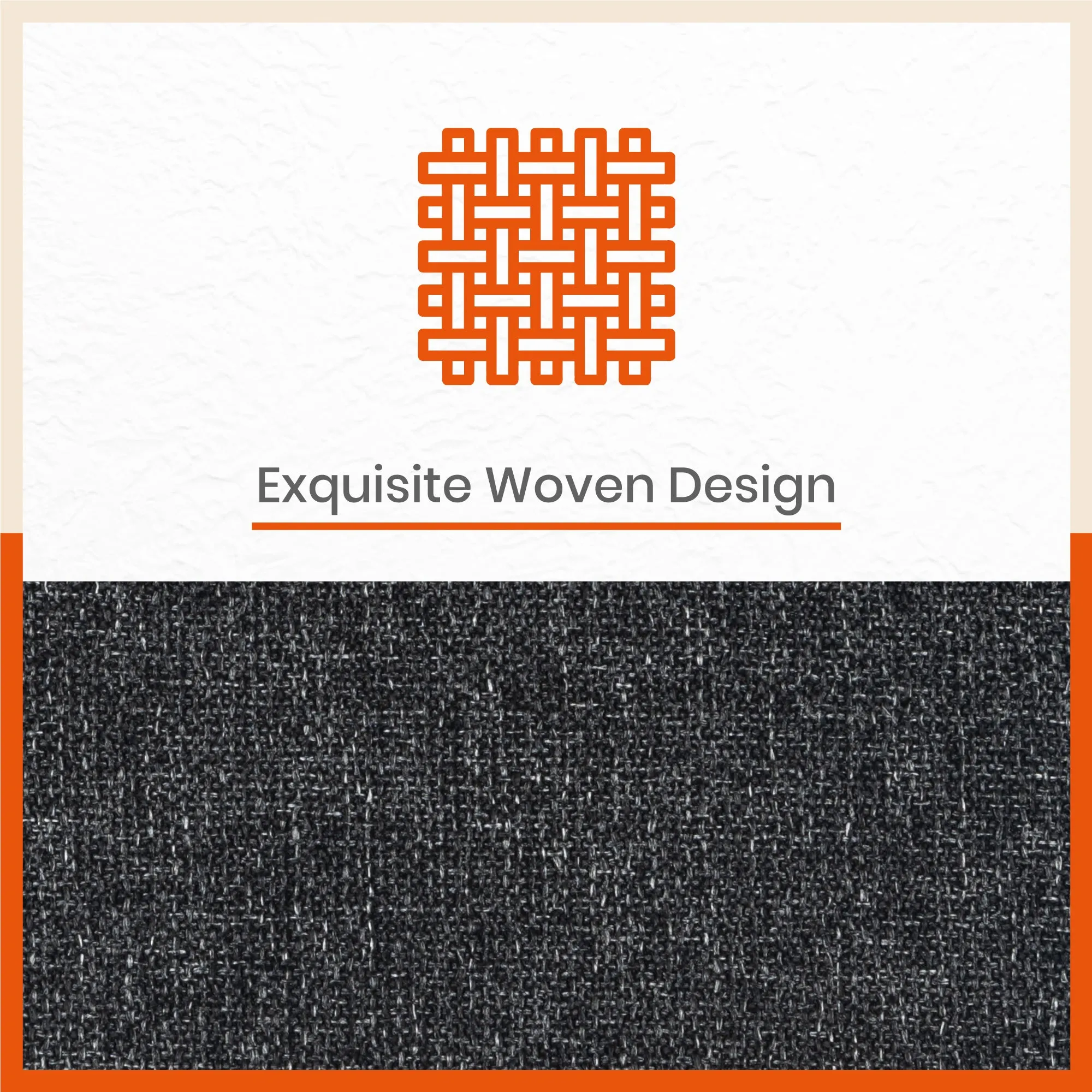 Vera Premium Jute Table Mats / Placemats for Home Dining Table | Reversible | (Charcoal - Set of 6 - 45cm x 30cm)