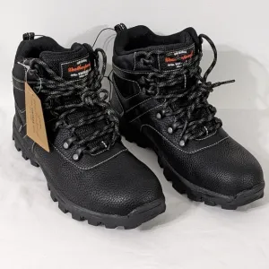 Weatherproof Vintage Men's Black Hiker Faux Leather Boots, Size 8M, New With Tag