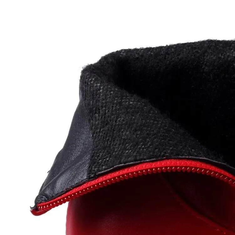 Women's Red Ankle Boots