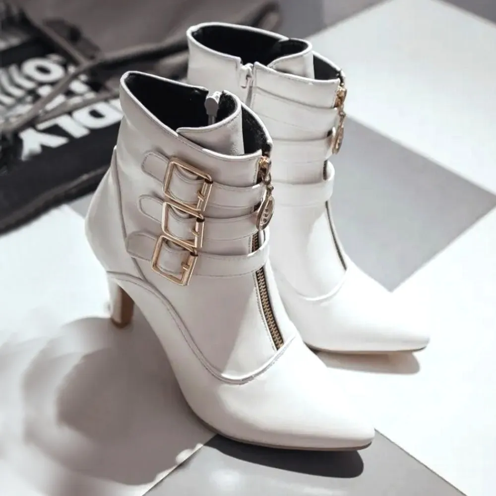 Women's Red Ankle Boots