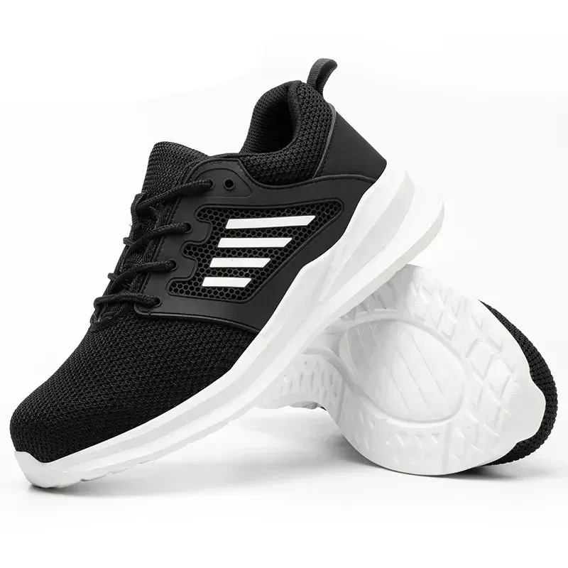 Work Sneakers Steel Toe Shoes for Men – Safety Shoes, Puncture-Proof Work Boots, Fashion Indestructible Footwear, Security