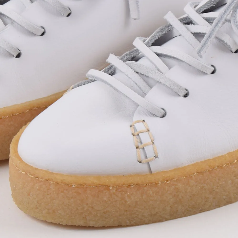 Yogi Ladies White Leather Rufus Shoes