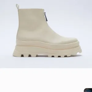 Zara flat ankle boots with zip TRF